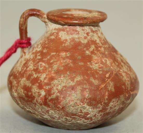 A Greek Attic redware small jar, 4.7cm